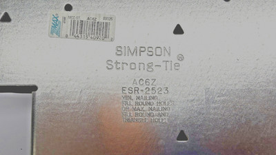 Simpson Strong-Tie AC6Z ZMAX Adjustable Post Caps   Lot of 10