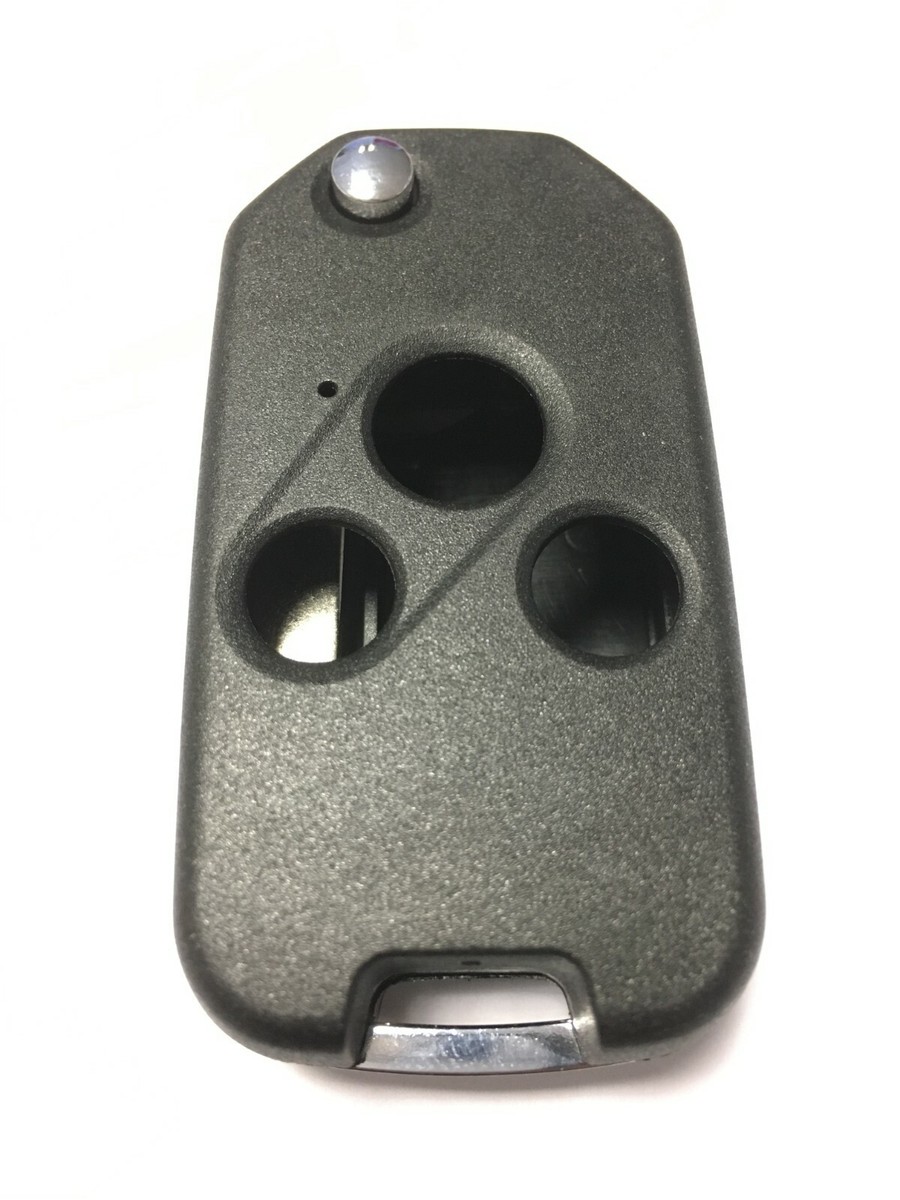 Flip Key Case Shell For Honda Accord Civic CR-V Pilot Fit – 4-Button, Uncut Blade