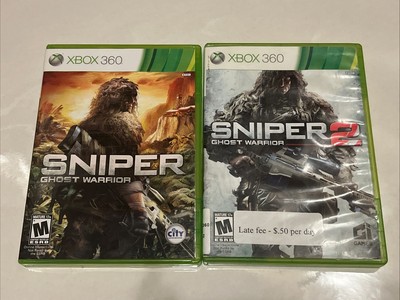Sniper: Ghost Warrior 1 & 2 (Microsoft Xbox 360, 2010) CIB See Pictures