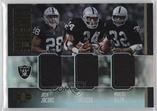 2019 Illusions Lineage Relics Josh Jacobs Bo Jackson Marcus Allen HOF 1q7k