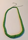 16" strand green jasper beads #57