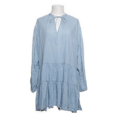 Global Funk, Kleid, Größe: XS/S, Blau, Baumwolle/Viskose, Einfarbig, Denim #x4s