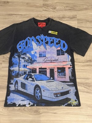 Godspeed T Shirt Black And Blue (size Medium) Ready to ship  