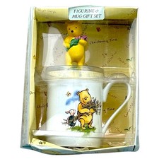 Royal Doulton Classic Pooh Mug Figurine Set WINMUG 22406 Disney Boxed Gift Decor