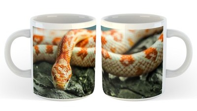 11 Unzen Keramiktasse - Haustiere - Kornnatter - Tierliebhaber - Haustier - Reptil - Geschenk