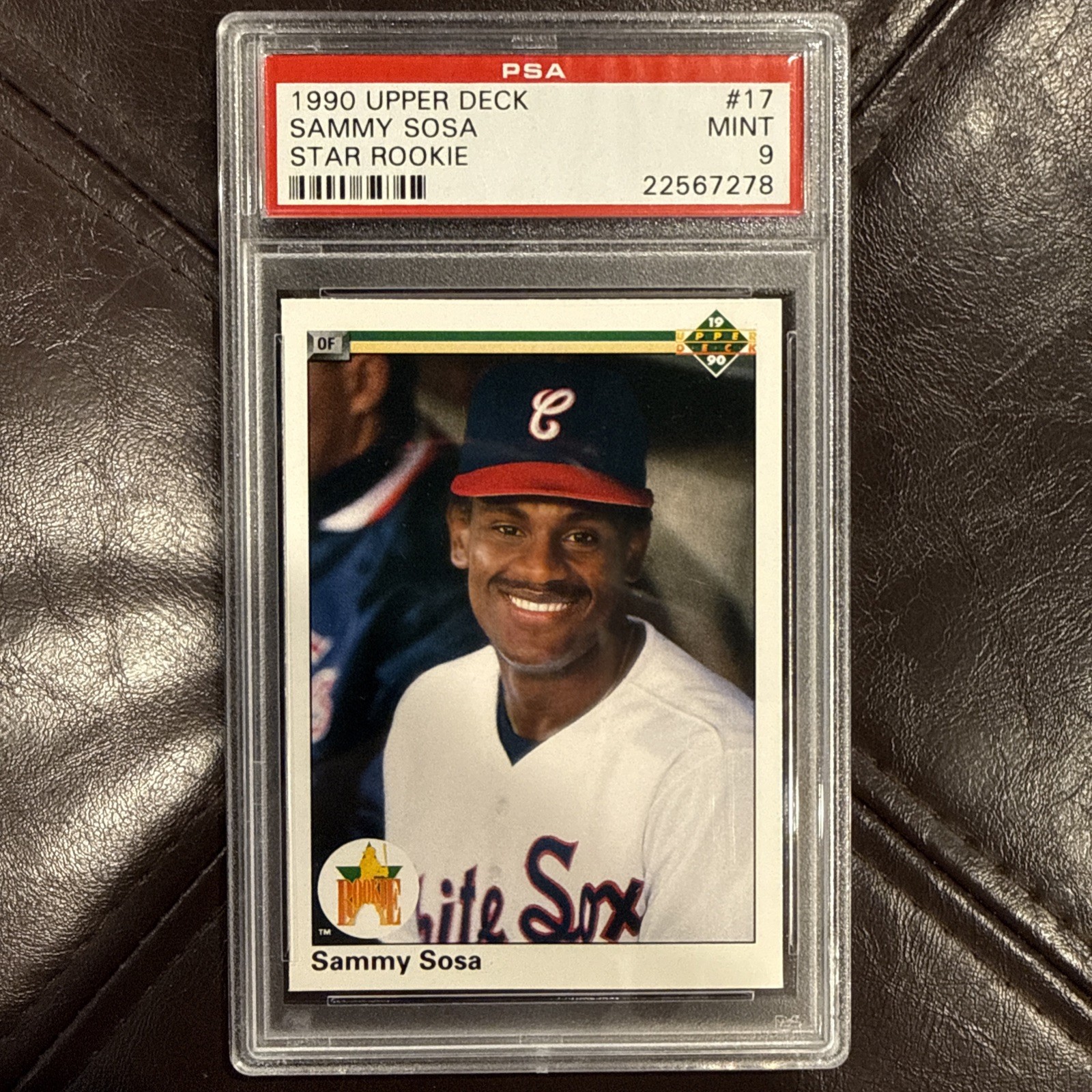 Lot of (7) 1990 Sammy Sosa PSA RC White Sox Cubs view 15