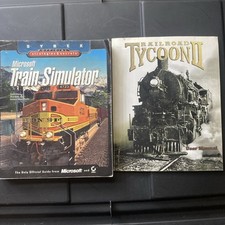 Train Computer Game Manuals: Railroad Tycoon And Microsoft Train Simulator