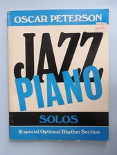 Oscar Peterson Jazz Piano Solos & Special Optional Rhythm Section PB