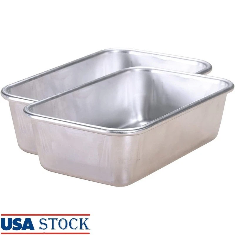 Rustproof Aluminum Octagonal Loaf Pan Easy Clean Extra High Sides Baking Dish US