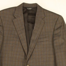 JOS A BANK Travelers Collection Tailored Fit Plaid BLAZER SUIT COAT JACKET 40L