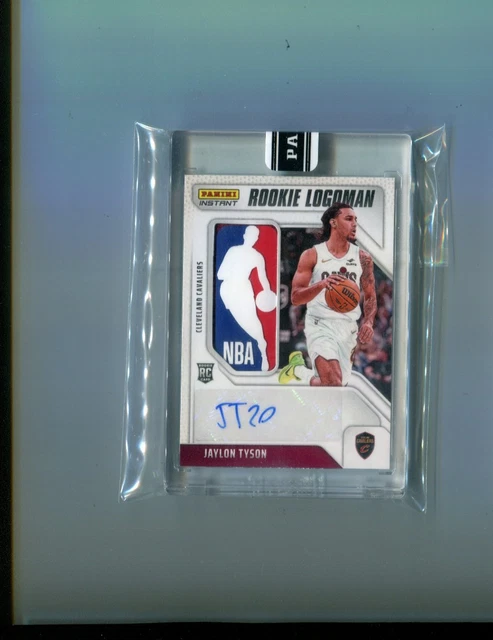 2024-25 Panini Instant Rookie Logoman Jaylon Tyson Auto Rookie Logoman Patch 1/1