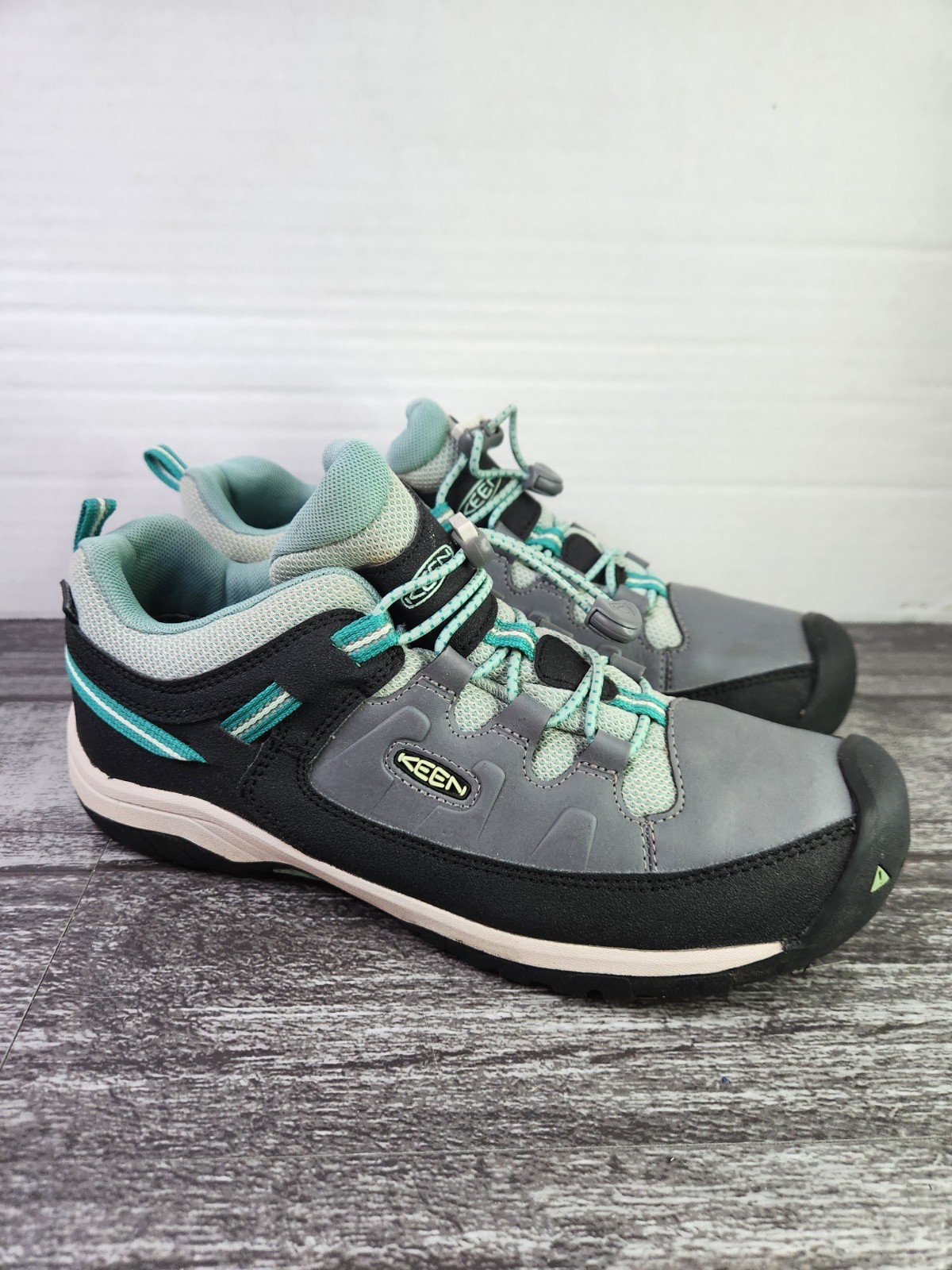 Scarpe da trekking basse impermeabili Keen Targhee per giovani blu grigio 1019830 taglia 7 giovani