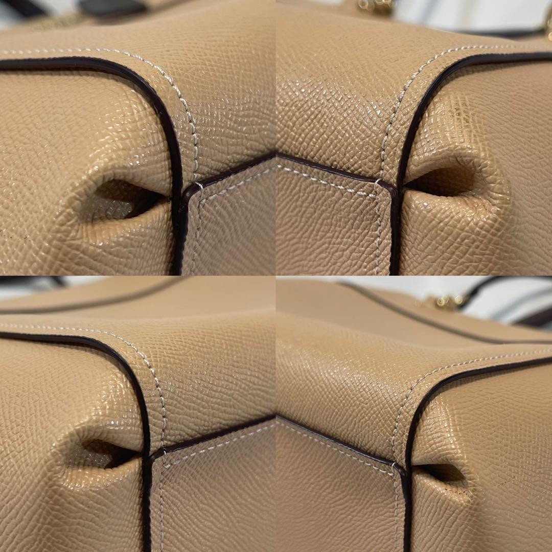 Level COACH 31989 Brook Carryall 2way Handbag Shoulder Bag Leather Handheld Cro thumbnail 3