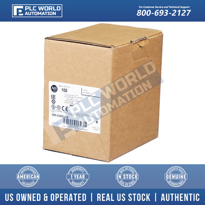 100-C60DJ10 Allen Bradley /B IEC Contactor, New, FREE UPS 2 Day Dlvry & 2Yr Wty