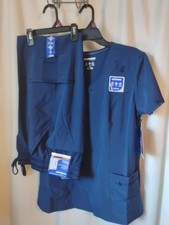 Scrubstar Size Small Navy Blue Scrub Set Shirt and Pants New with Tags
