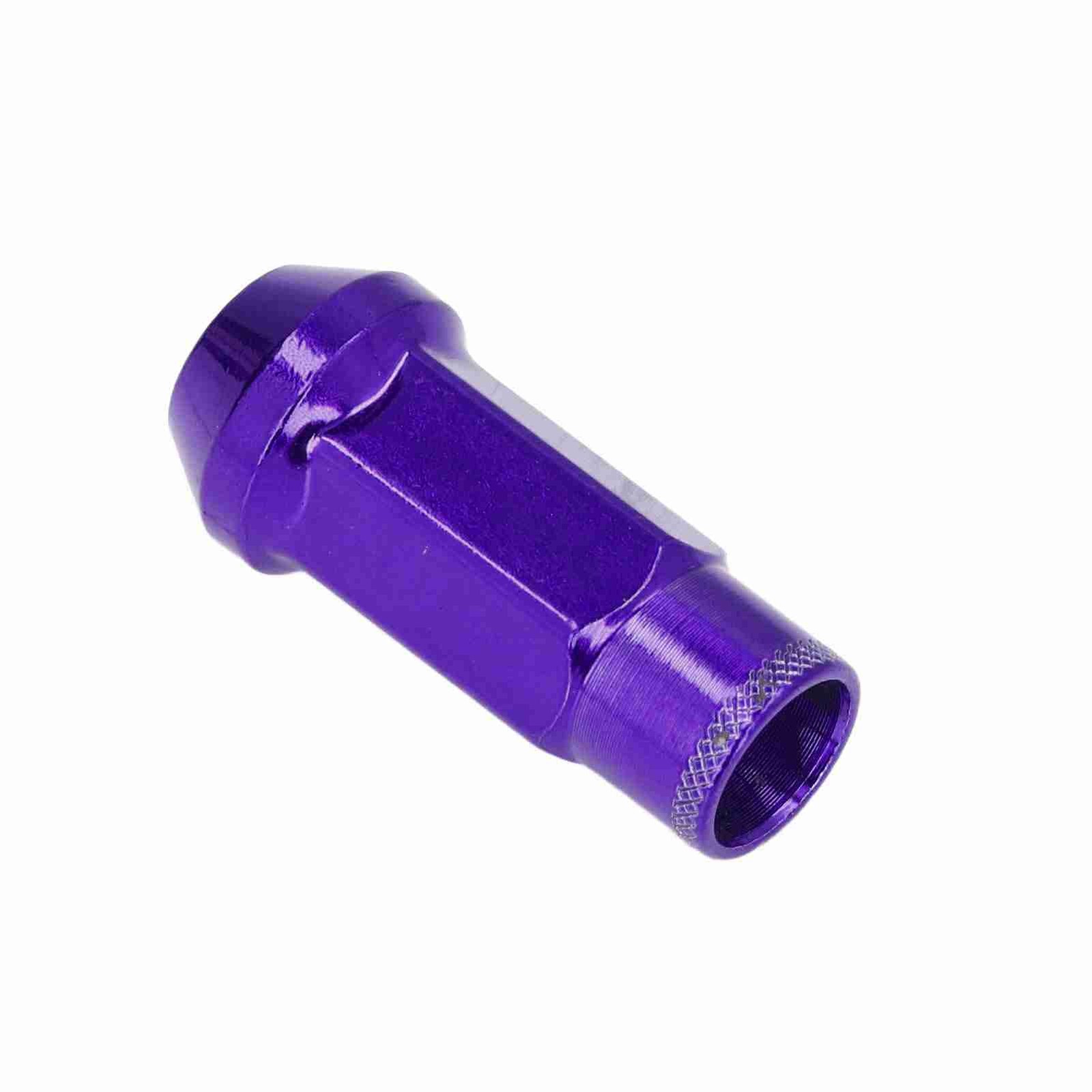 Purple 20pcs M12x1.25 Metal Wheel Lug Nuts Car Accessories For