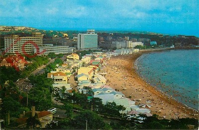 Ansichtskarte, Qingdao, Badestrand