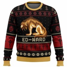 Fullmetal Alchemist Chimera Nina Tucker Ed Ward Ugly Christmas Sweater