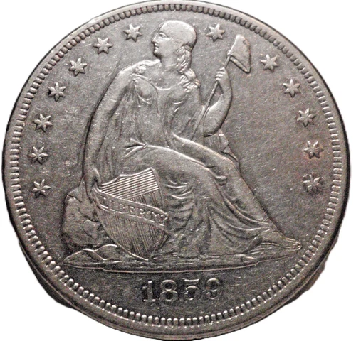 1859-O Seated Liberty Dollar — photo from another recent sale