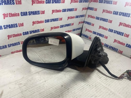 Jaguar XF 2010 PASSENGER LEFT WHITE WING DOOR MIRROR A049504 E11011474 ...