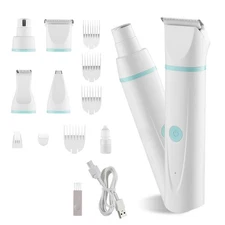 Uimoso Rechargeable Cordless Pet Grooming Kit with Quiet Electric Clippers