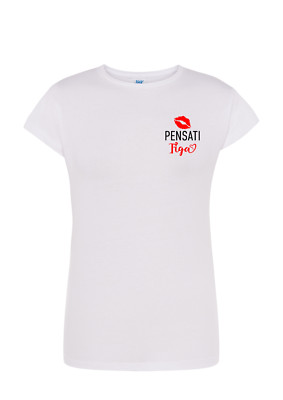 Damen T-Shirt Pensati Libera Ferragni Sanremo 2023 100% Baumwolle Größe S bis XXL