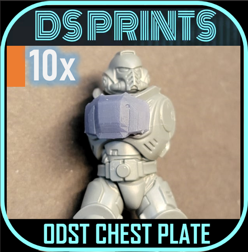 ODST CHEST ARMOR (10x) compatable with warhammer 40k Primaris or Guard - Picture 1 of 5