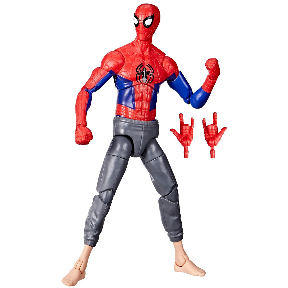 Marvel Legends Across the Spider-Verse Peter B. Parker statuette premium articulée en PVC