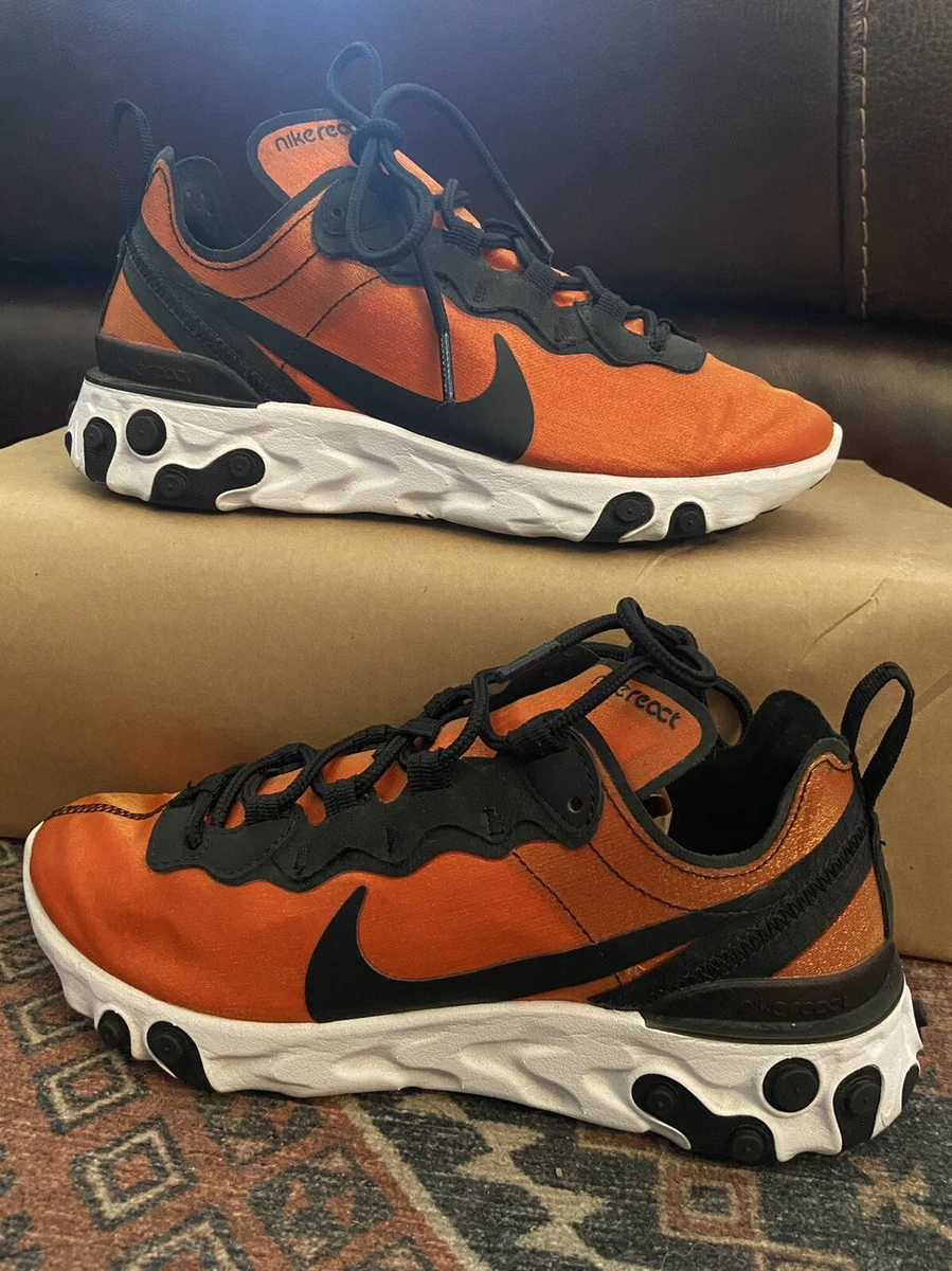 Nike React Element 55, Orange Metallic Sunrise Size: | eBay