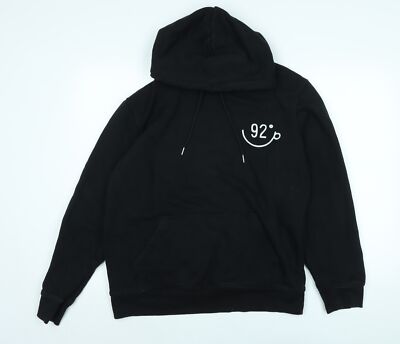 Make Thread Damen Schwarz Polyester Pullover Hoodie Größe L - 92 o