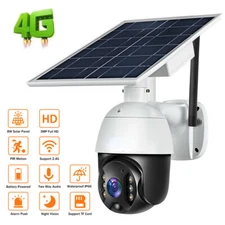 4G 1080P Wireless Solar Power Outdoor Home Security IP Camera Night Vision