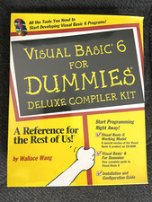 Visual Basic 6 for Dummies Deluxe Compiler Kit by Wallace Wang 1999, Trade...