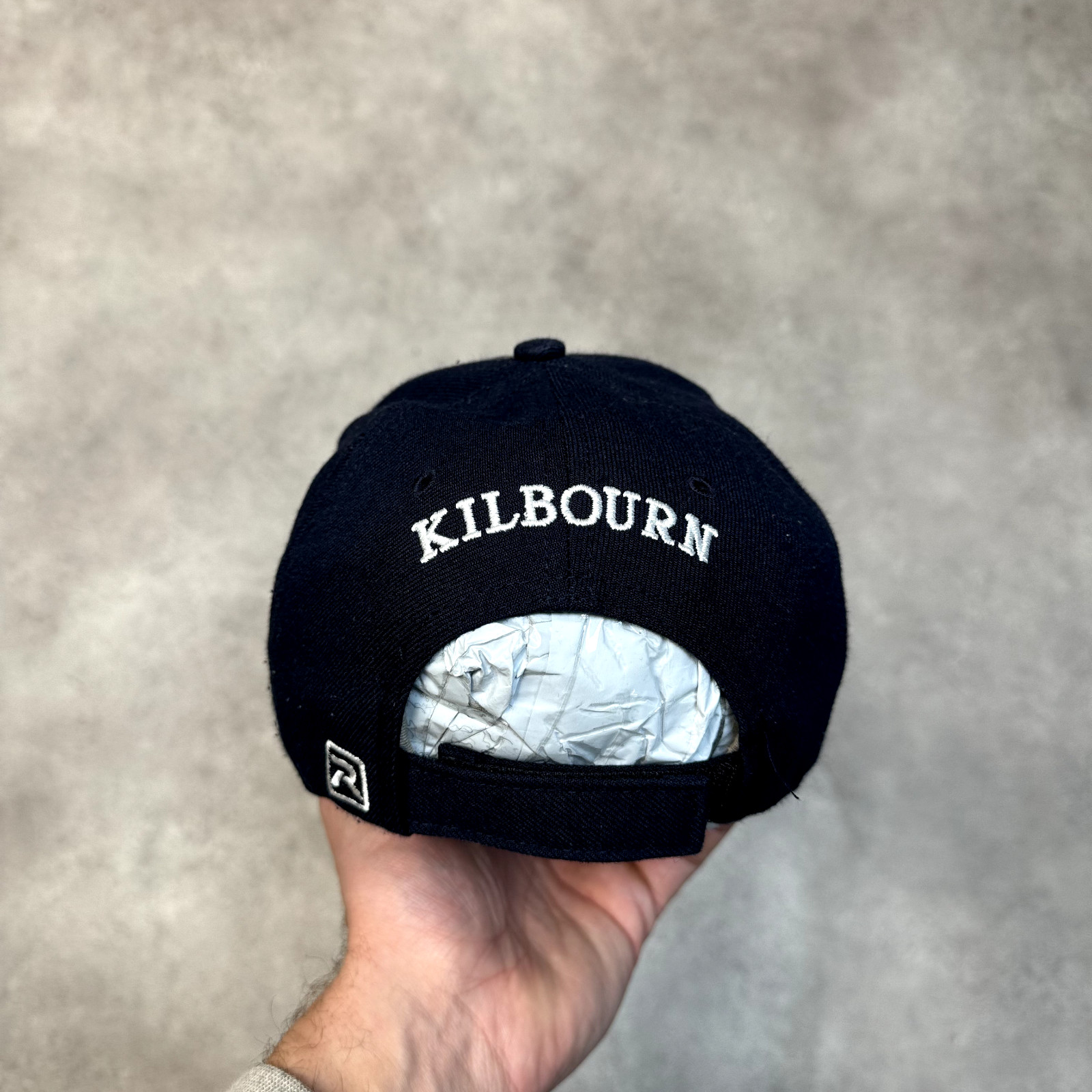 Richardson College Baseball Hat Mens Pro 514 American Cap Strap Back Navy M L image 3