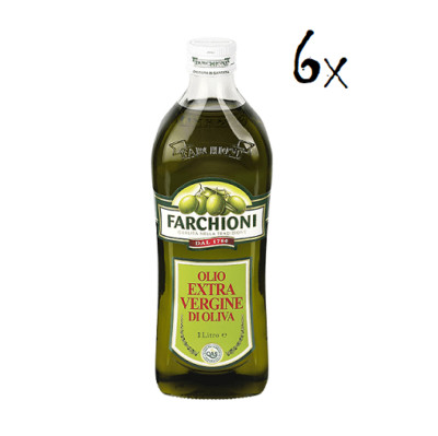 6x Farchioni Classico Extra Natives nativ Olive Olivenoel 1 L olio vergine oliva