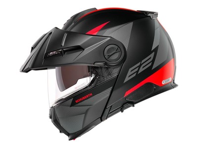 SCHUBERTH E2 TOURING MODULAR HELMET DEFENDER RED