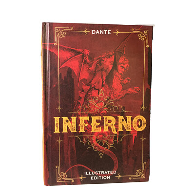  Dante Alighieri INFERNO of the Divine Comedy Illustrated Deluxe Hardcover NEW