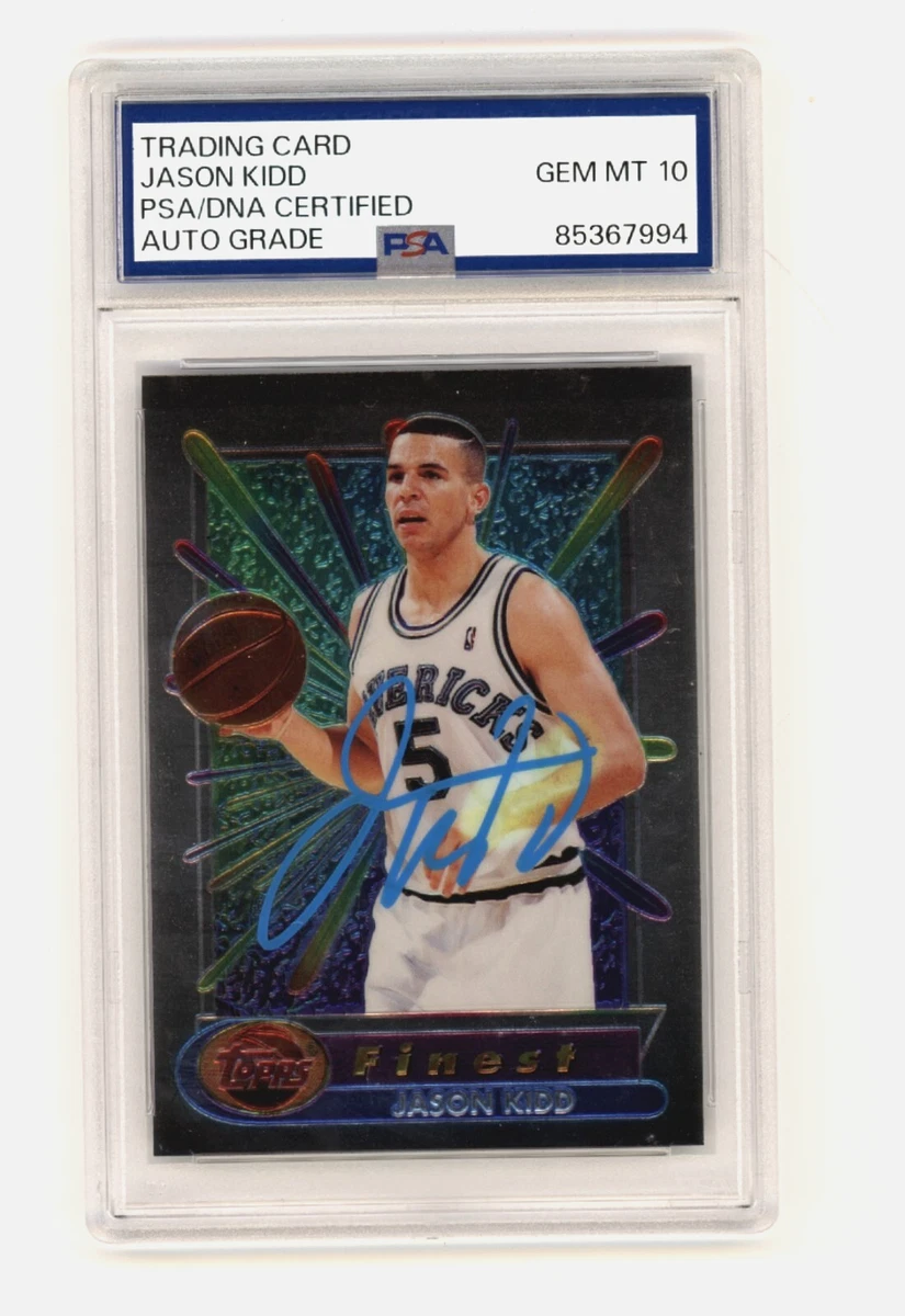 Topps Jason Kidd Basketball Autographed Sports Trading Cards 