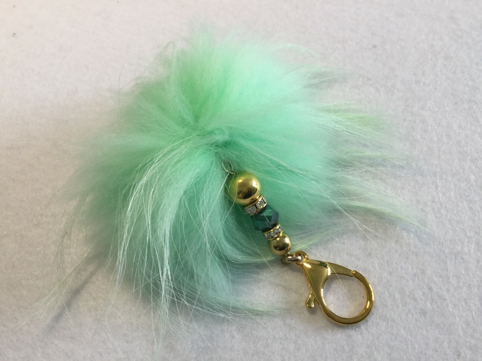 Tucnoeu Taschenanhänger Set 2 Stück - Gold Anhänger Mit Perlen Schleife