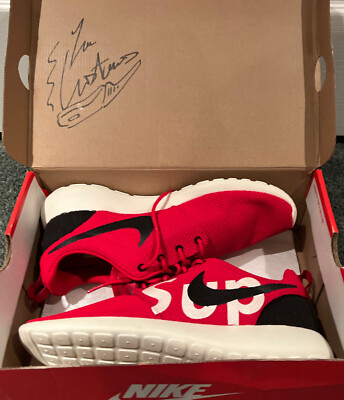 NIB LA CUSTOMS NIKE SUPREME I/O ULTRA RARE 10.5 BOX SIGNED ONE OF ONE ROSCH RUN
