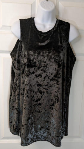 Michael Kors, Women's Peep Shoulder, Velour, Blac… - image 1