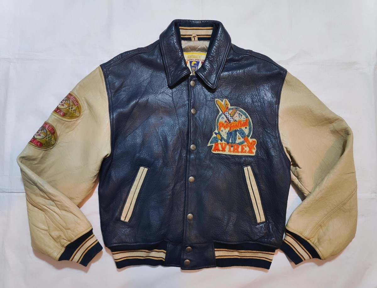 Best AV Exc Condition Avirex Oorang Indian Head leather jacket