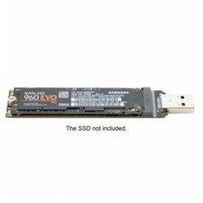 USB 3.0 to NVME M-key M.2 NGFF SSD External PCBA Adapter with Flash 10Gbps Data
