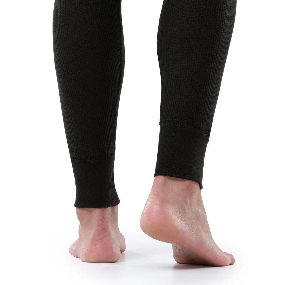 LOTE DE 5 Pantalones Ropa Interior Fruit of the Loom Hombres L 36-38 Gofre Térmico Capa Base Foto 4 de 4