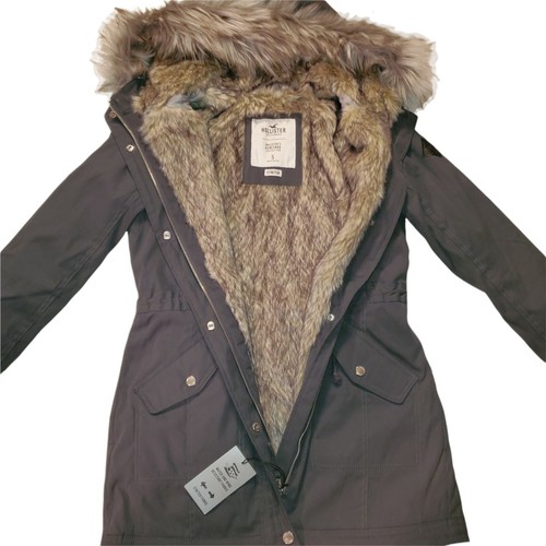 Gray Parka Coat Jacket 