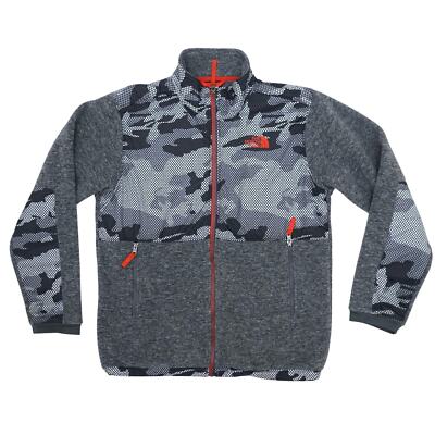 The North Face Denali Fleece Grey Camo Jacket Boys XL