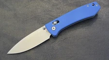Full Size Folding Pocket Knife Blue Axis Lock Edc Knife Deep Carry Clip 8CR13