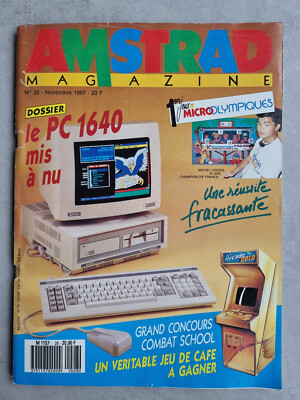 AMSTRAD MAGAZINE 28 Novembre 1987 - Schneider CPC 8-bit Retro Computer Gaming