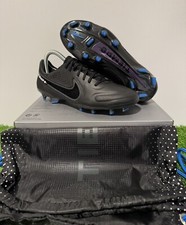 Nike Tiempo Legend 9 Elite FG Black Dark Smoke Grey Size 6M/7.5W CZ8482-001