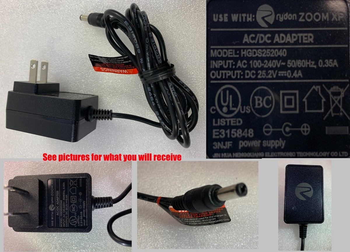 AC/DC Adapter Charger Rydon ZOOM XP HGDS252040 🔴GENUINE