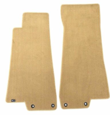 Jaguar XK8 Carpet Lloyd's Floor Mats Tan Front-Fits 1997-2006 w/2 Grommets each